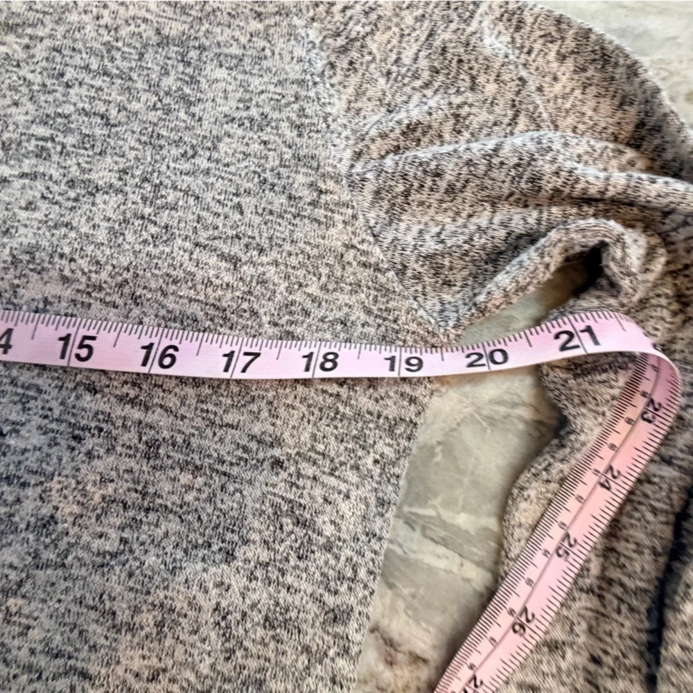 Due Time Maternity Heathered Taupe Knit Pullover Sweater XL